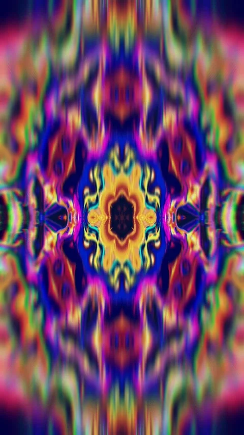 Kaleidoscopic Enchantment - Loop Video stock 244755857