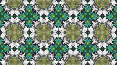 Kaleidoscopic generated seamless loop video Stock Footage 51360104