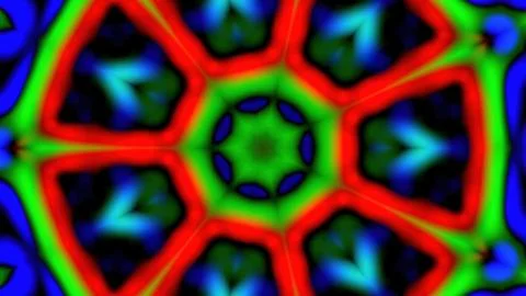 Kaleidoscopic gradient abstract background Stock-Illustration