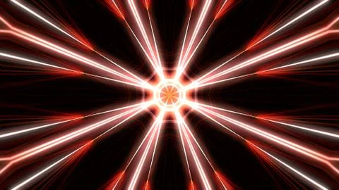 Kaleidoscopic interference pattern of a laser beam reflected by a polymer fil Stock Illustration