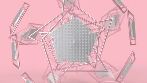 Kaleidoscopic islamic geometric pattern, arabic mandala, muslim background. Stock Footage 127387843