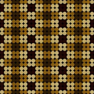 Kaleidoscopic low poly circle style vector mosaic background Stock Illustration