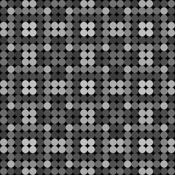 Kaleidoscopic low poly circle style vector mosaic background Stock Illustration