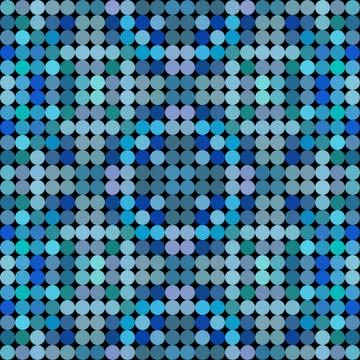 Kaleidoscopic low poly circle style vector mosaic background Stock Illustration