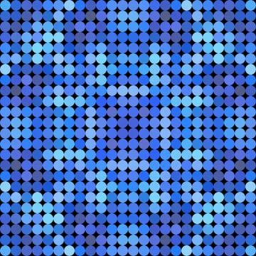 Kaleidoscopic low poly circle style vector mosaic background Stock Illustration