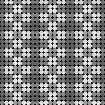 Kaleidoscopic low poly circle style vector mosaic background Stock Illustration