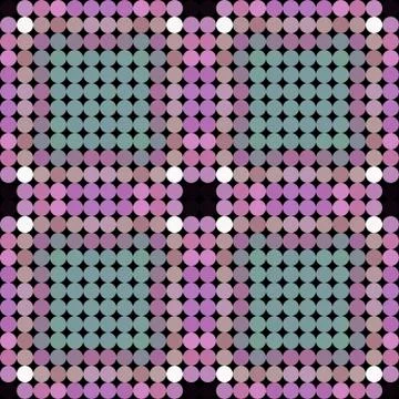 Kaleidoscopic low poly circle style vector mosaic background Stock Illustration