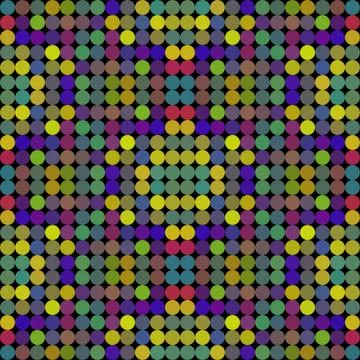 Kaleidoscopic low poly circle style vector mosaic background Stock Illustration