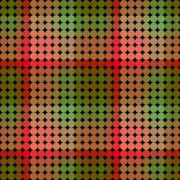 Kaleidoscopic low poly circle style vector mosaic background Stock Illustration