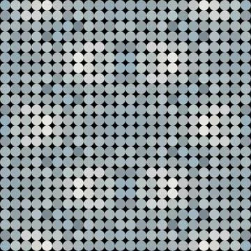 Kaleidoscopic low poly circle style vector mosaic background Stock Illustration