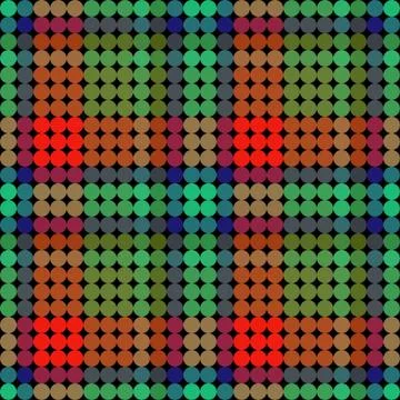 Kaleidoscopic low poly circle style vector mosaic background Stock Illustration