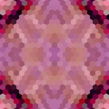Kaleidoscopic low poly hexagon style vector mosaic background Stock Illustration