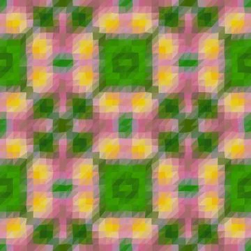 Kaleidoscopic low poly triangle style vector mosaic background Stock Illustration