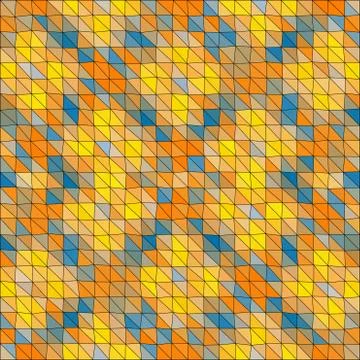 Kaleidoscopic low poly triangle style vector mosaic background Stock Illustration