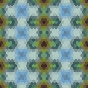 Kaleidoscopic low poly triangle style vector mosaic background Stock Illustration