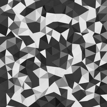Kaleidoscopic low poly triangle style vector mosaic background Stock Illustration