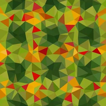 Kaleidoscopic low poly triangle style vector mosaic background Stock Illustration