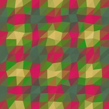 Kaleidoscopic low poly triangle style vector mosaic background Stock Illustration