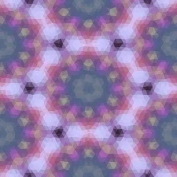 Kaleidoscopic low poly triangle style vector mosaic background Stock Illustration