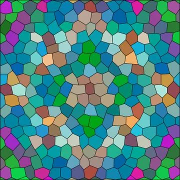 Kaleidoscopic low poly triangle style vector mosaic background Stock Illustration