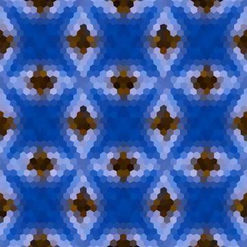 Kaleidoscopic low poly triangle style vector mosaic background Stock Illustration