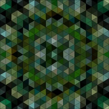 Kaleidoscopic low poly triangle style vector mosaic background Stock Illustration