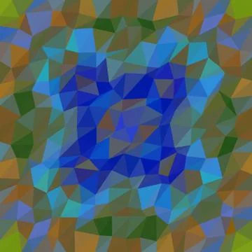 Kaleidoscopic low poly triangle style vector mosaic background Stock Illustration