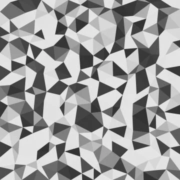 Kaleidoscopic low poly triangle style vector mosaic background Stock Illustration