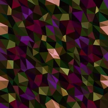 Kaleidoscopic low poly triangle style vector mosaic background Stock Illustration