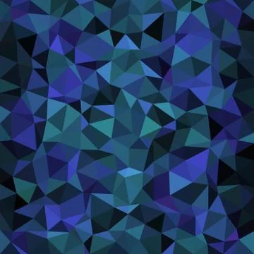 Kaleidoscopic low poly triangle style vector mosaic background Stock Illustration