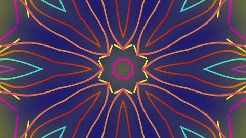 Kaleidoscopic Motion Background Stock Footage 73549887