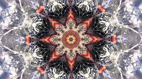 Kaleidoscopic motion Stock Footage 55770560