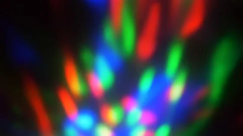 Kaleidoscopic motion of multicolor disco lights Stock Footage 137077962