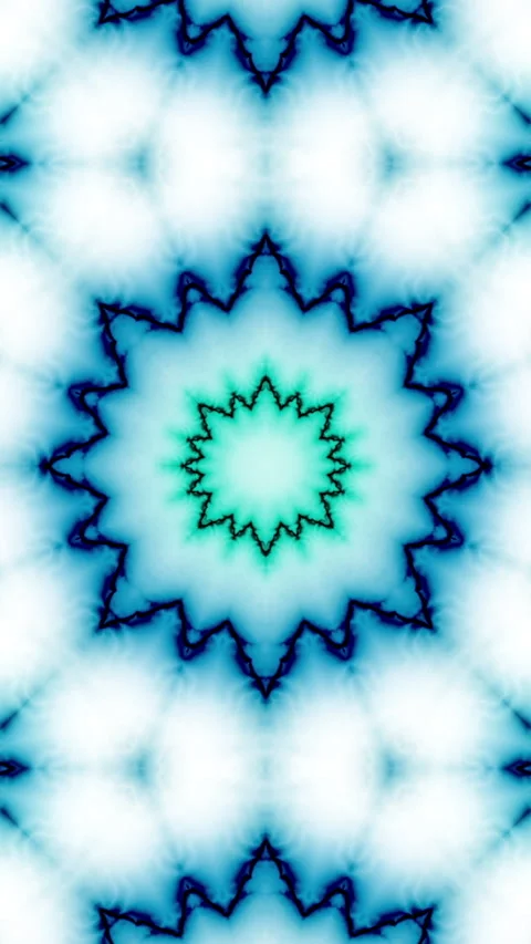 Kaleidoscopic Neon Abstract Loop  Vertical Video Background Video stock 332501384