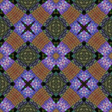 Kaleidoscopic ornamental pattern Stock Illustration