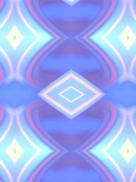 Kaleidoscopic pattern. Abstract background. 3d rendering digital illustration Stock-Illustration