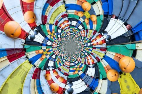 Kaleidoscopic Pattern of Fish Boxes Kaleidoscopic Pattern of Fish Boxes, b... Stock Photos