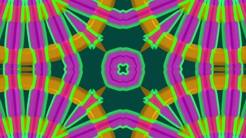 Kaleidoscopic Pattern Stock Footage 72701424