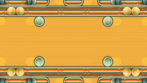 Kaleidoscopic pattern of multicolored lines and dots 3d rendering loop animation Stock Footage 188713869