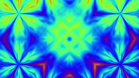 Kaleidoscopic pattern pastel color animate Video stock 201328784