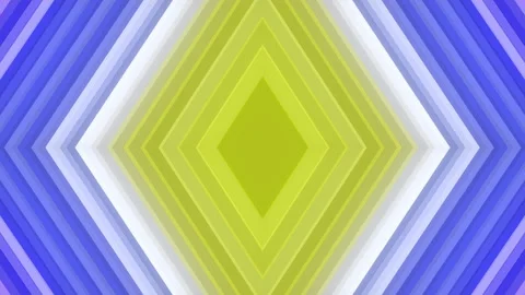 Kaleidoscopic pattern with simple geometric shapes. 3d rendering loop animation Stock Footage 220773332