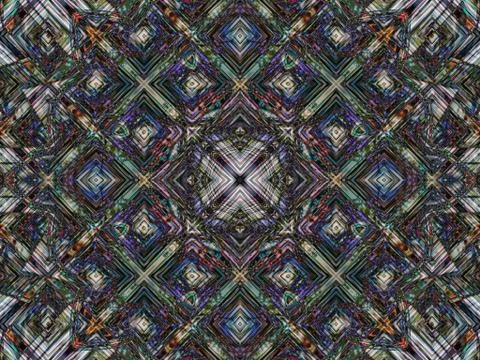 Kaleidoscopic pattern  texture Stock Illustration