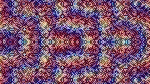 Kaleidoscopic Pixel Pattern Animation – Vibrant Digital Art Vidéo 333717720