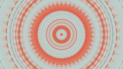 Kaleidoscopic pixelated colorful hypnotic circles animation, LOOP. Video stock 118195553