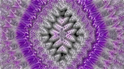 Kaleidoscopic purple seamless pattern Stock Illustration