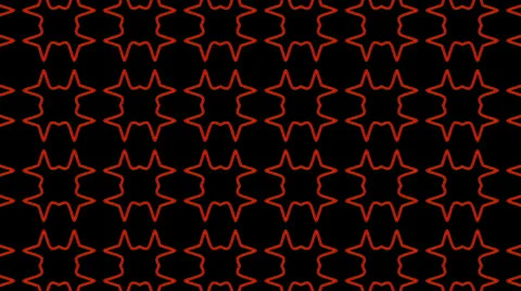 Kaleidoscopic Red Animation 스톡 동영상 25846371