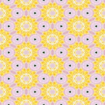 Kaleidoscopic seamless generated texture Stock Illustration