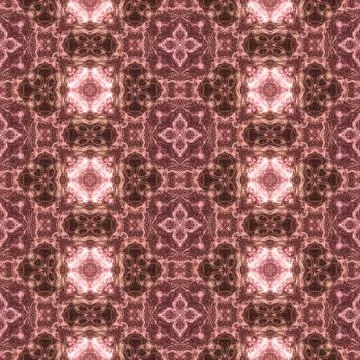 Kaleidoscopic seamless generated texture Stock Illustration
