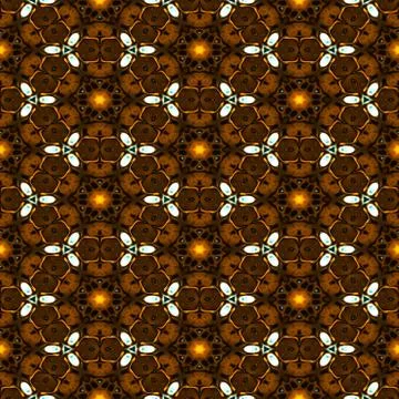 Kaleidoscopic seamless generated texture Stock Illustration