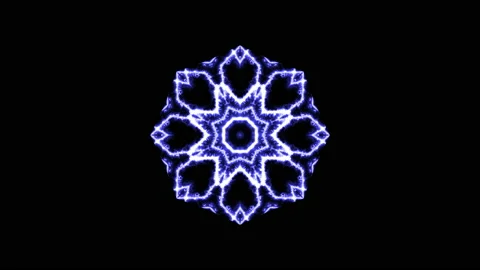 Kaleidoscopic Shape Animation - Abstract Esoteric Fantasy Stock Footage 145932108